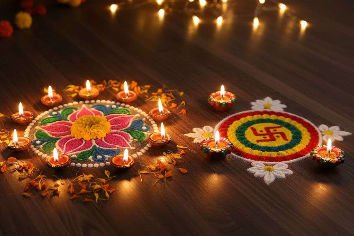Easy and Beautiful Small Rangoli Designs