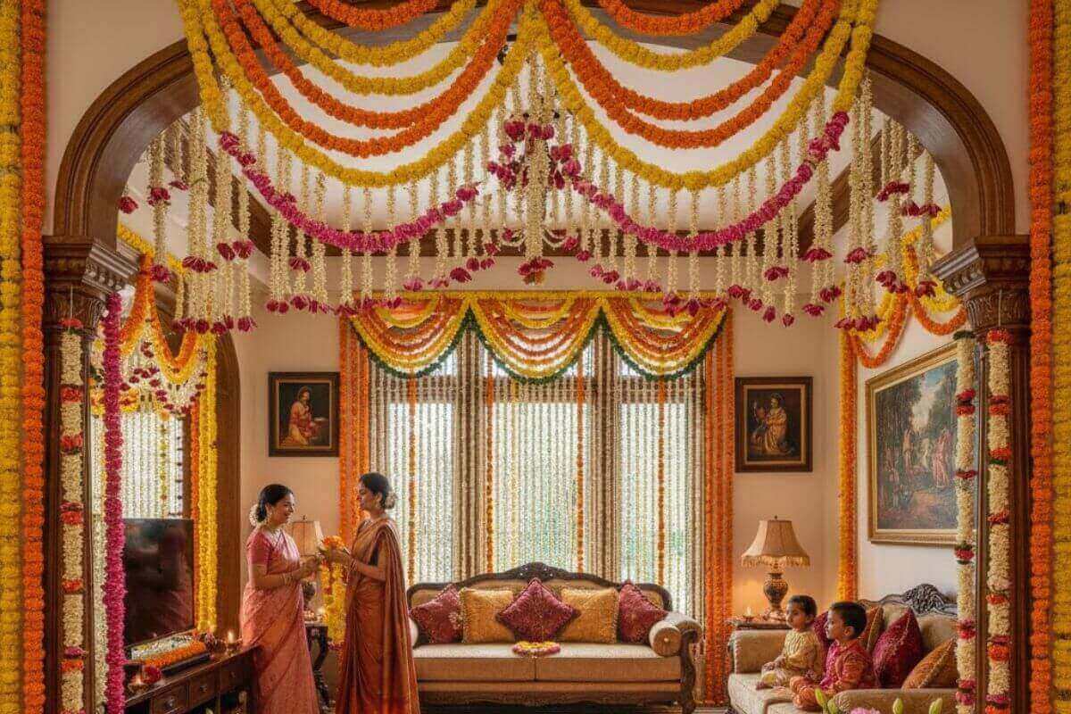 Flower Decoration Ideas For Festival 