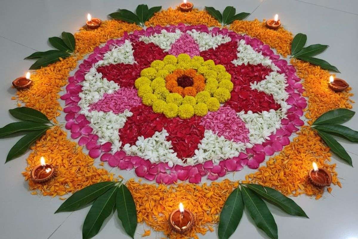 Govardhan Puja Rangoli Design: इस गोवर्धन पूजा ट्राई करें Ai से बने यूनिक रंगोली डिजाइन्स, डेकोरेशन में लग जाएंगे चार चांद 10 Govardhan Puja Rangoli