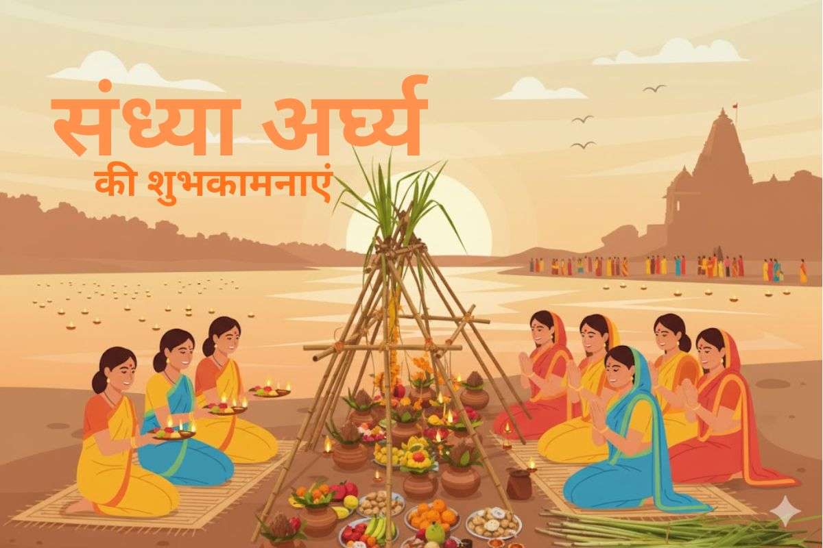 Happy Chhath Puja 2025 Wishes, Images, Status: संध्या अर्ध्य के शुभ अवसर पर, अपनों को भेजिए भगवान सूर्य और छठ मां का आशीर्वाद 1 Happy Sandhya Ardhya 2025