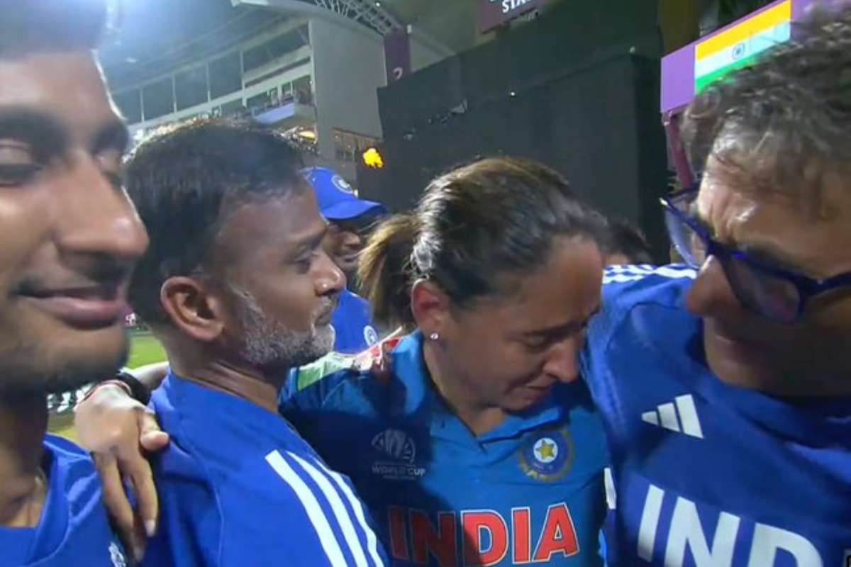 Harmanpreet Kaur got Emotional After india win against australia in semi finals
