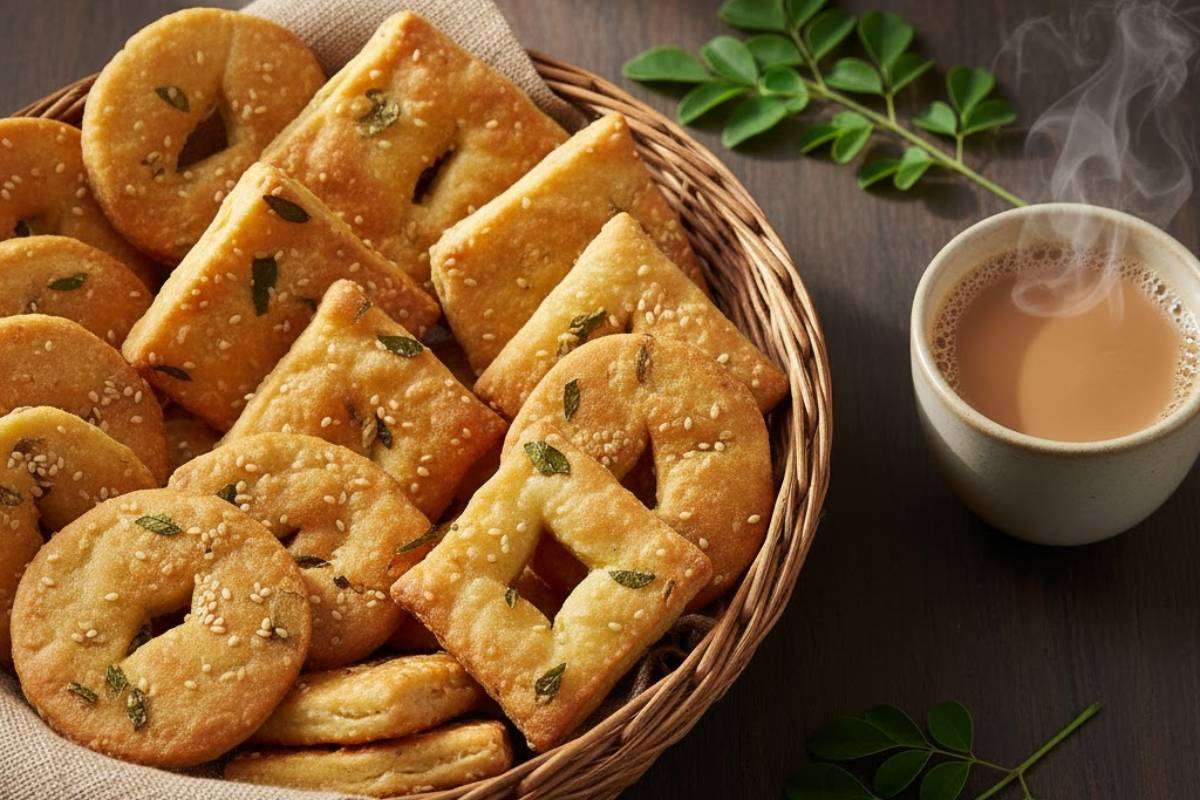 How to make Moringa Leaves Mathri at home