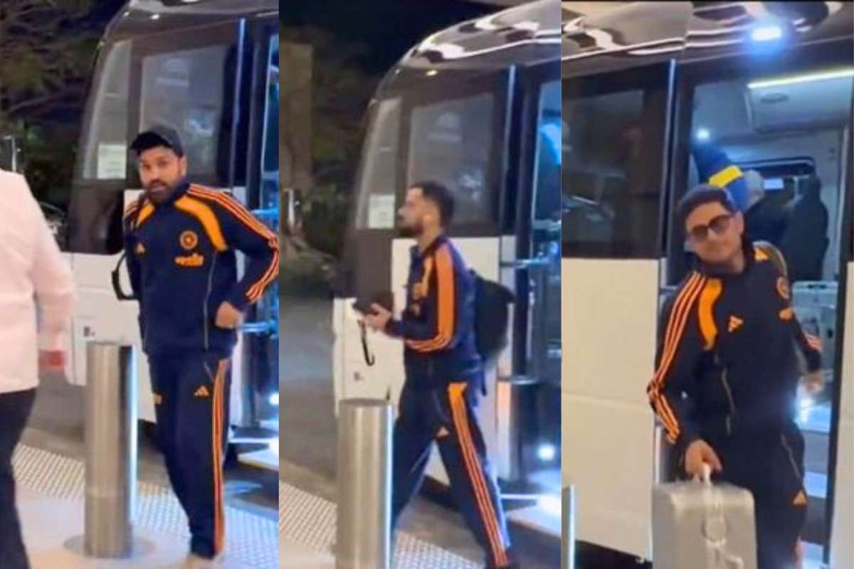 Rohit Sharma Virat Kohli and Shubman Gill Reached at Perth