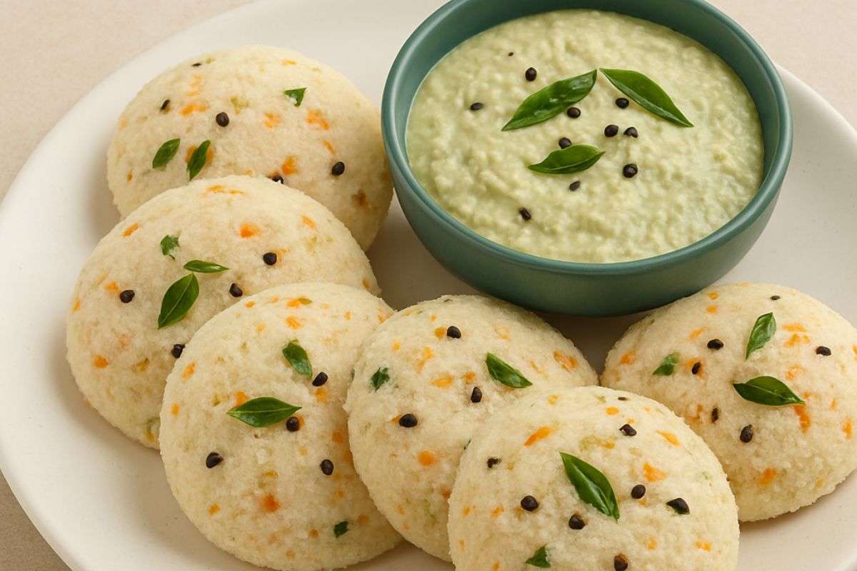 Instant Poha Idli For Breakfast