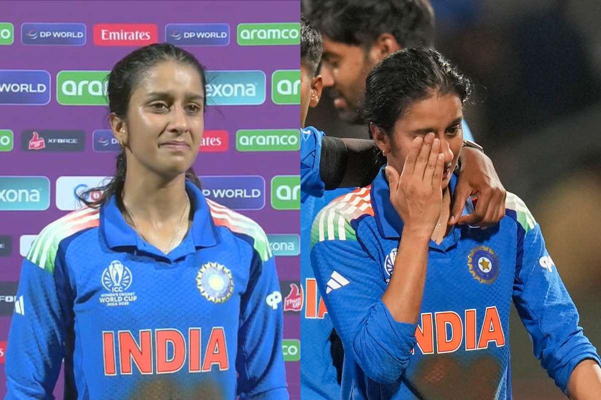 Jemimah Rodrigues got Emotional While Getting POTM Award