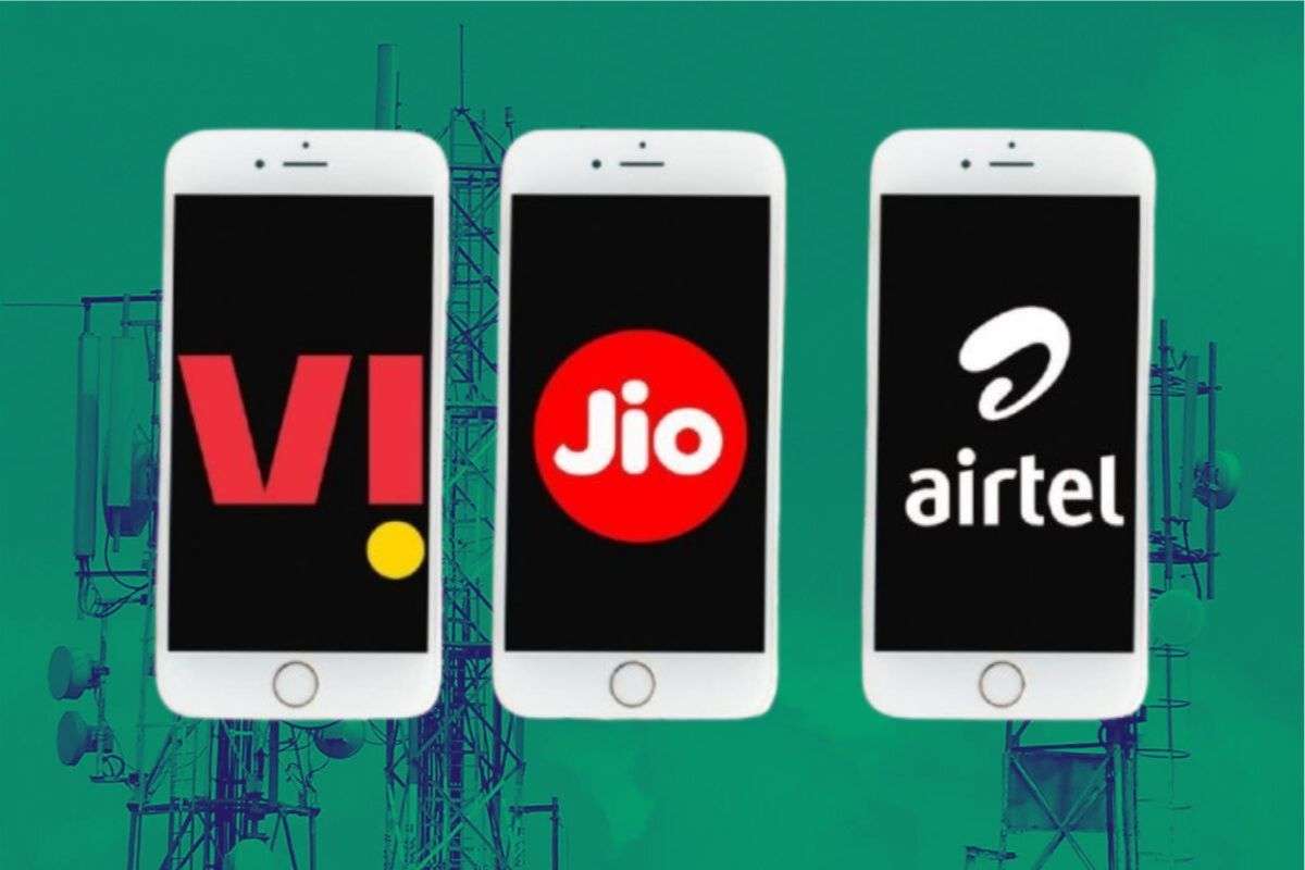Jio vs Airtel vs Vi recharge plans under rs 200