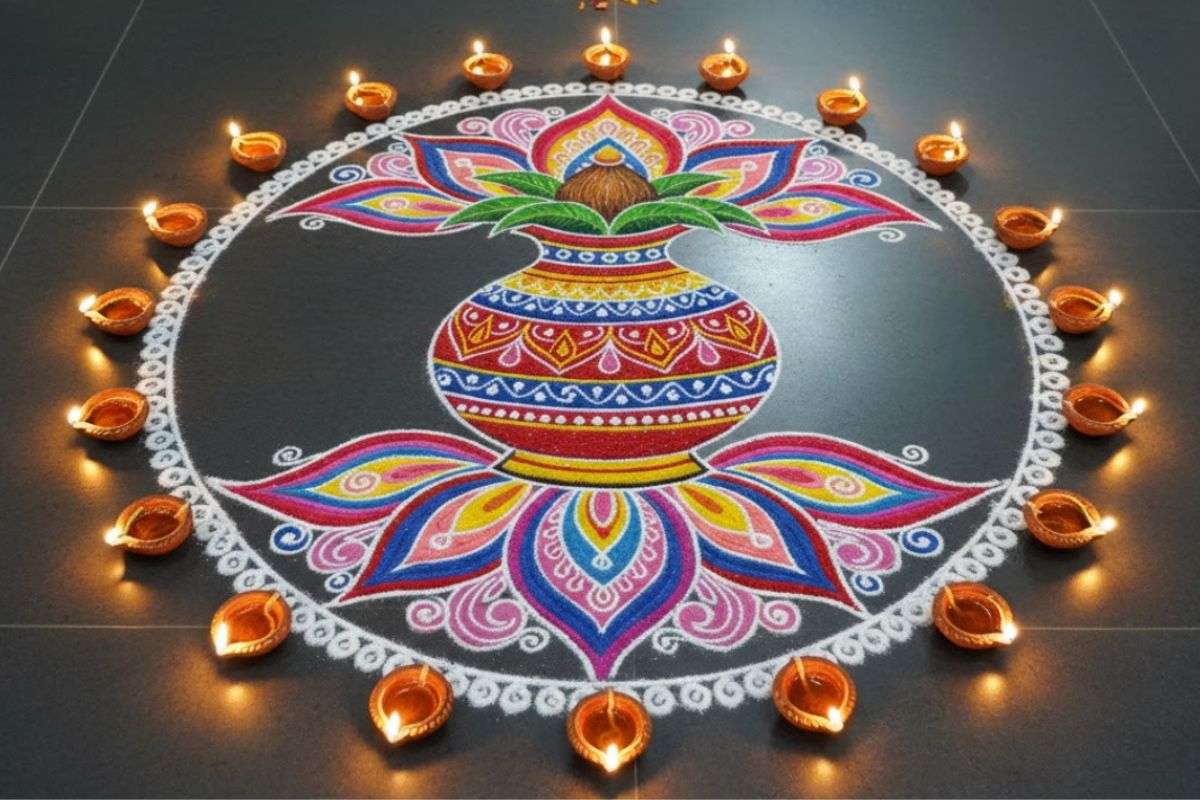Kalash rangoli