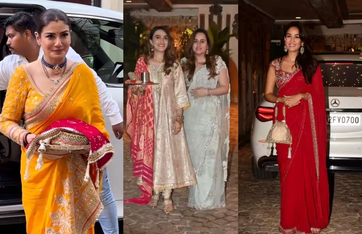 Karwa Chauth 2025 Bollywood Celebs Looks
