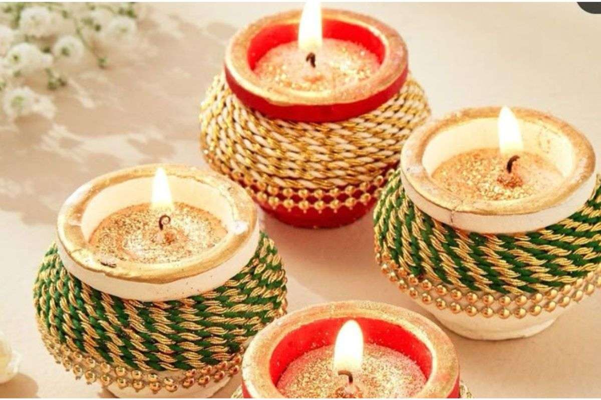 Karwa Chauth Diyas Design 6