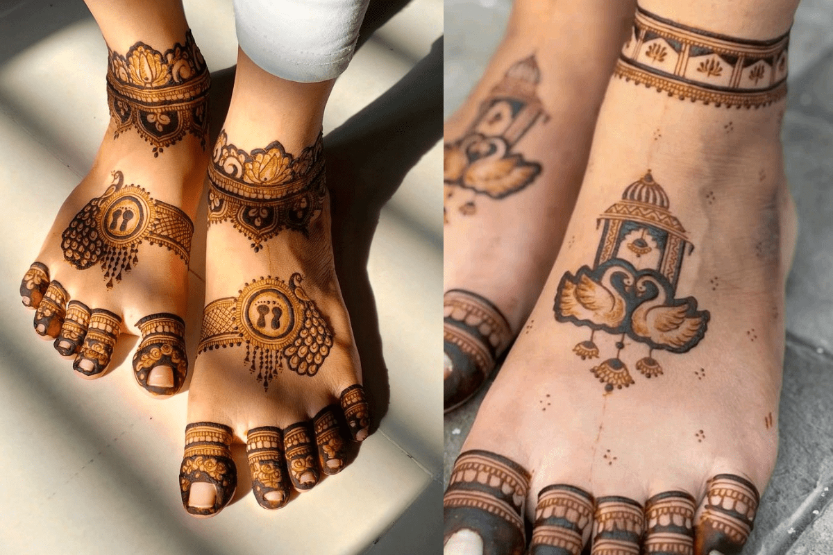Karwa Chauth Leg Mehndi Design