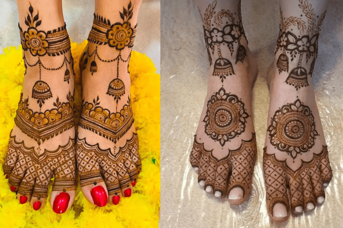 Karwa Chauth Leg Mehndi Design