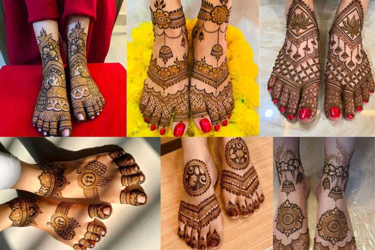 Karwa Chauth Leg Mehndi Design