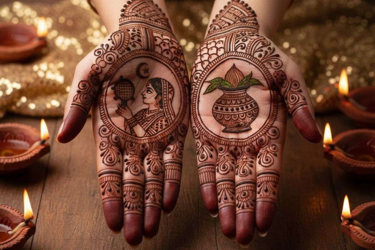 Karwa Chauth Mehndi Designs