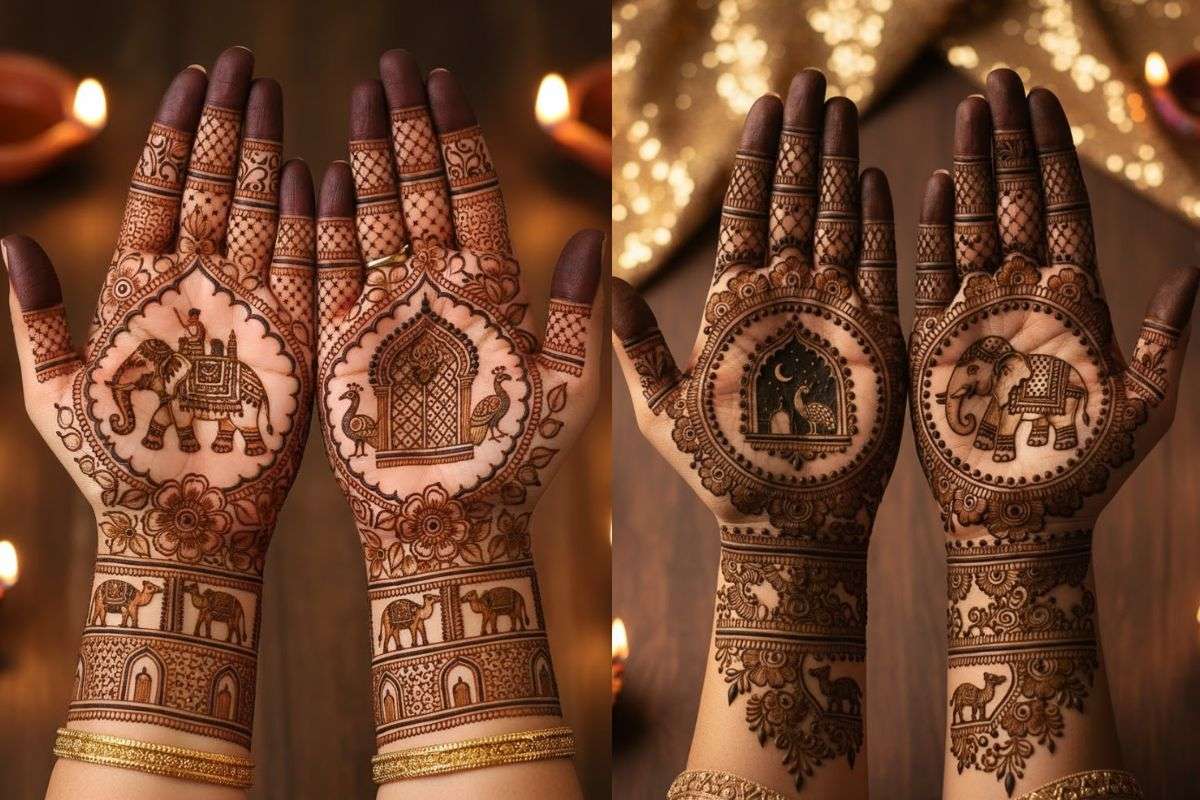 Karwa Chauth Traditional Mehndi Design