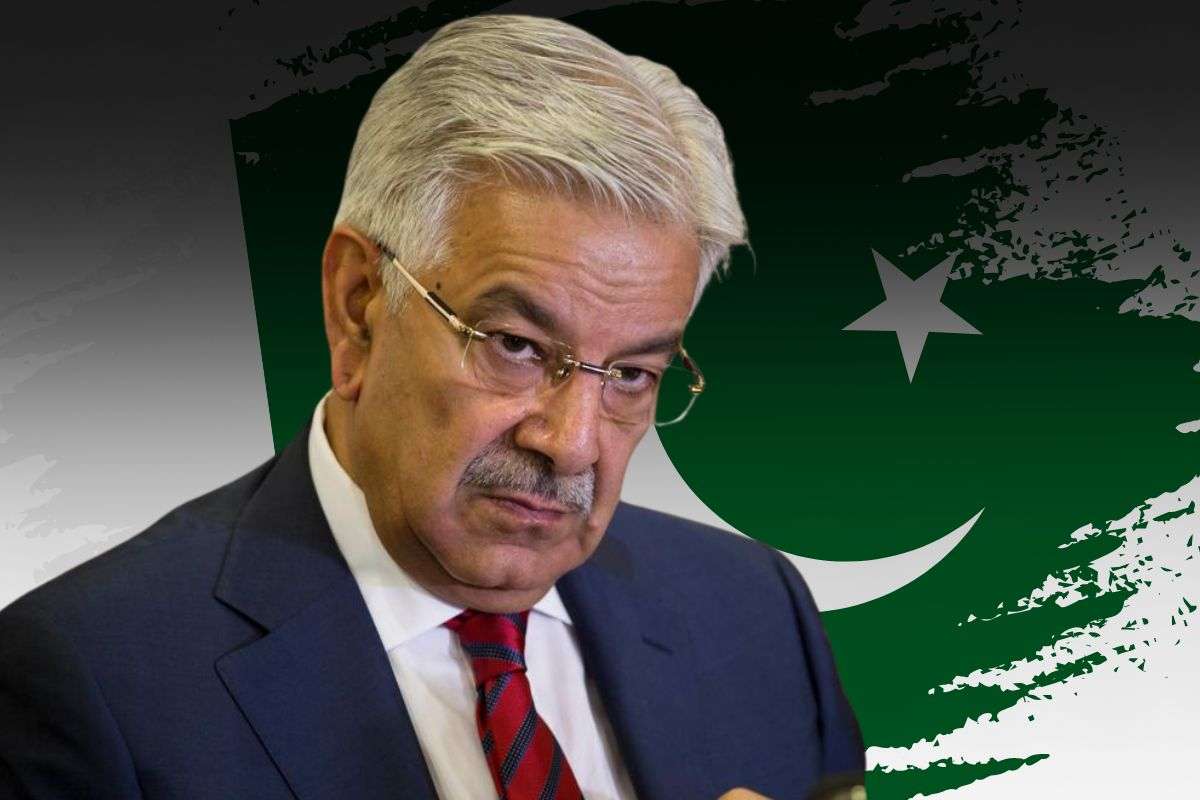 Khawaja Asif Two Front War Statement