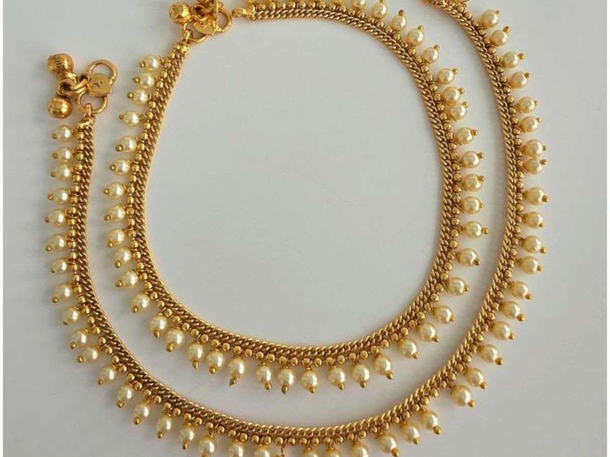 Latest Gold Payal For Diwali 2025