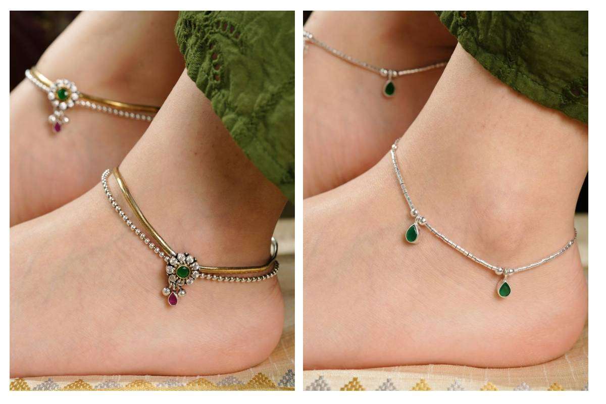 Latest Silver Payal Design