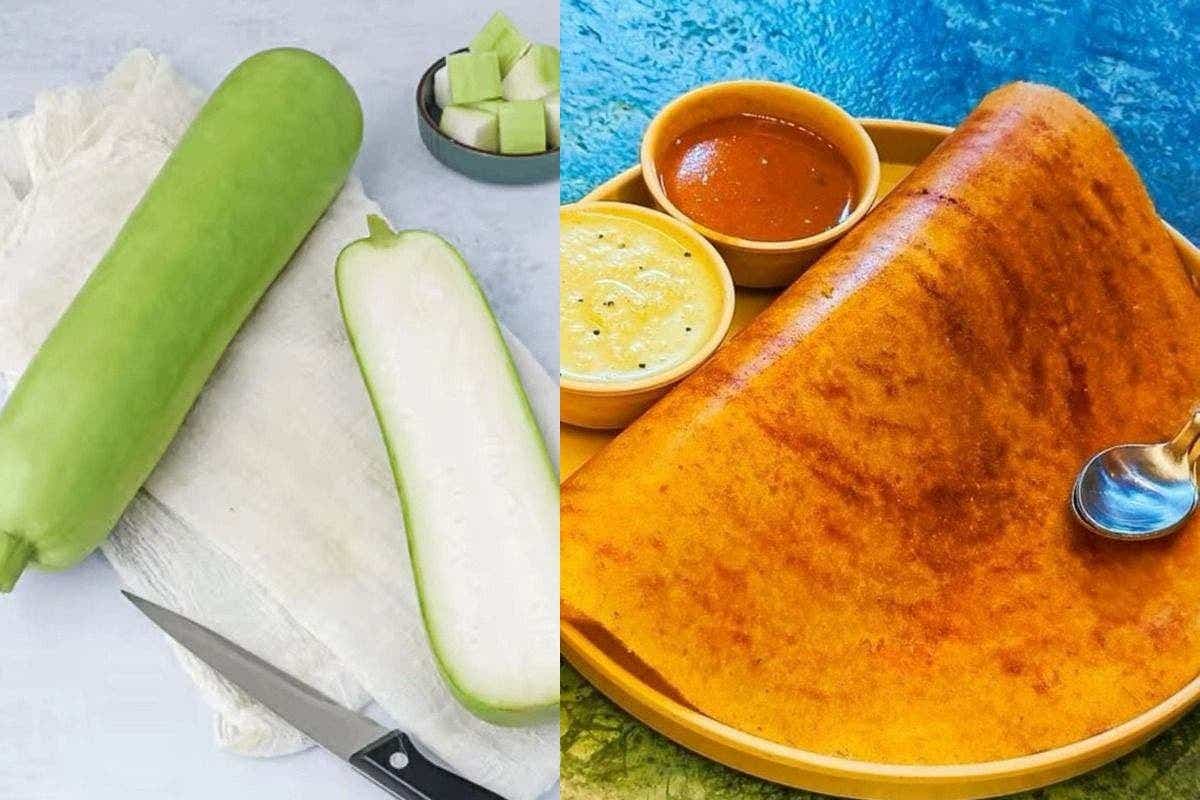 Lauki Rava Dosa Recipe