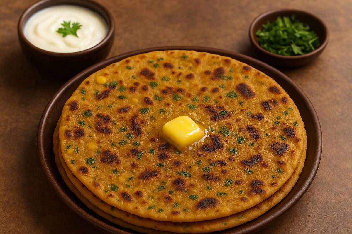 Leftover Dal Paratha Recipe