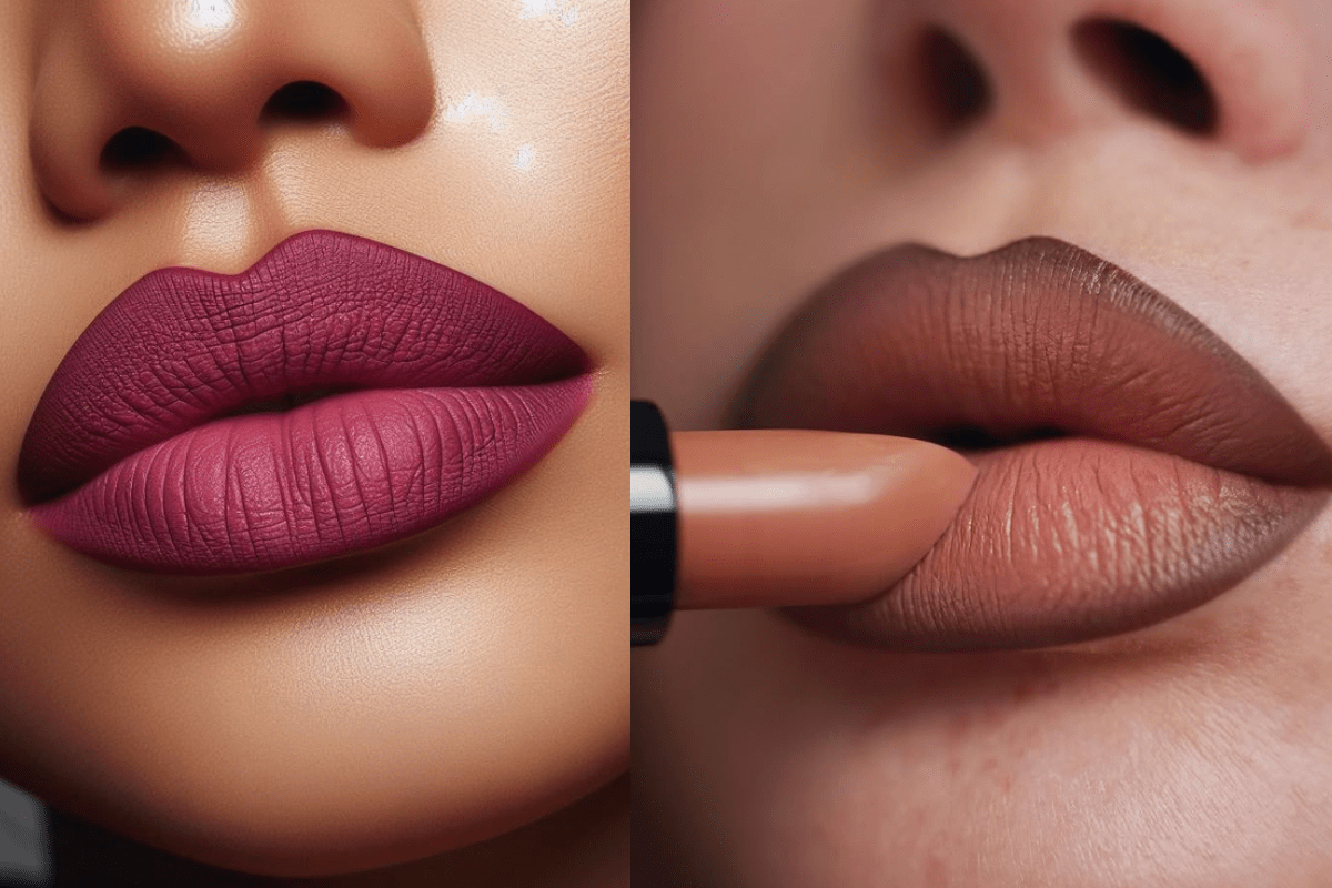 Lipstick Designs For Diwali