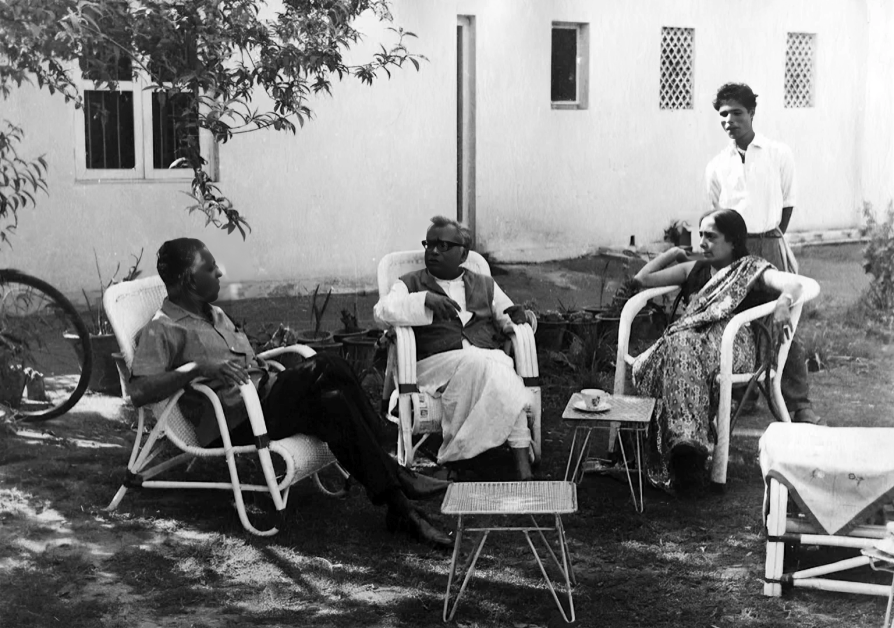 Lohia And His Partner Rama Mitra