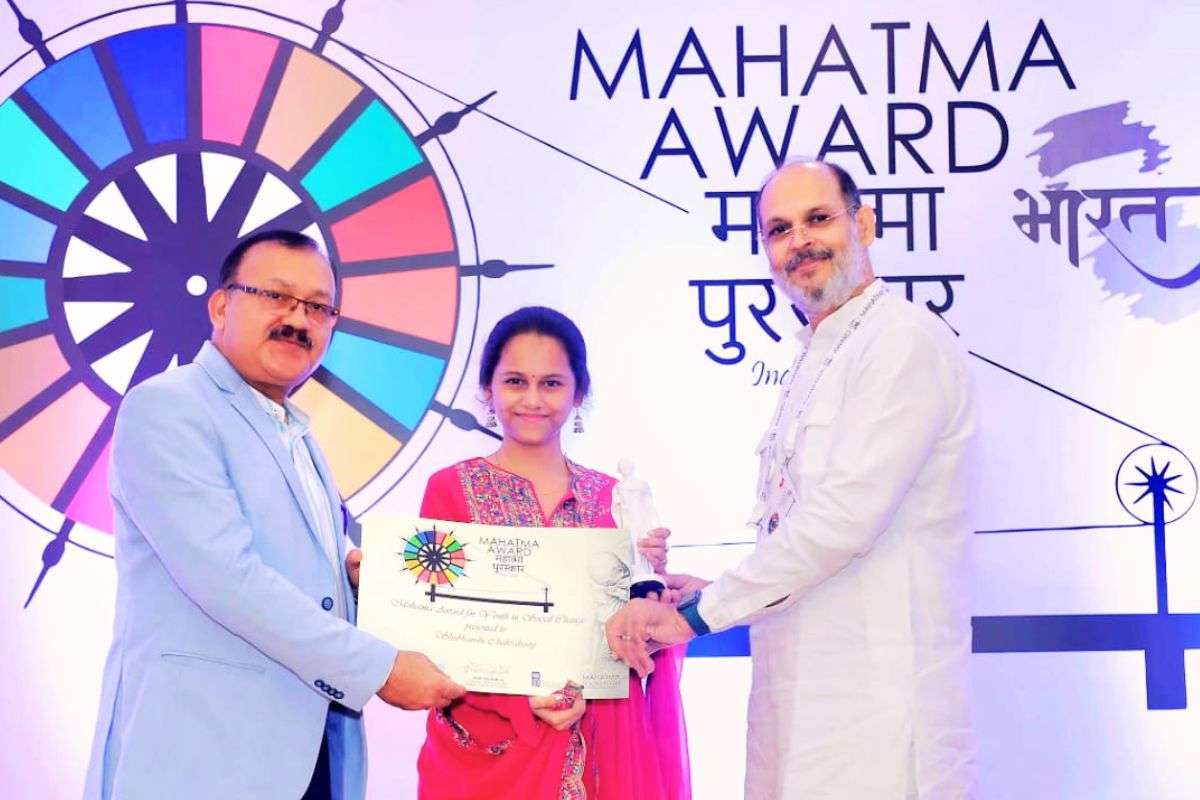 Mahatma Award 2025 shubhanshi jharkhand