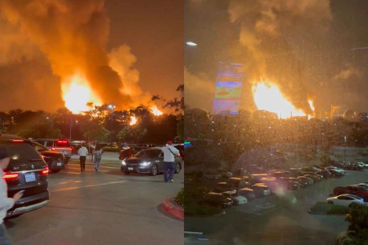 Massive Explosion Fire At Chevron El Segundo Refinery Los Angeles
