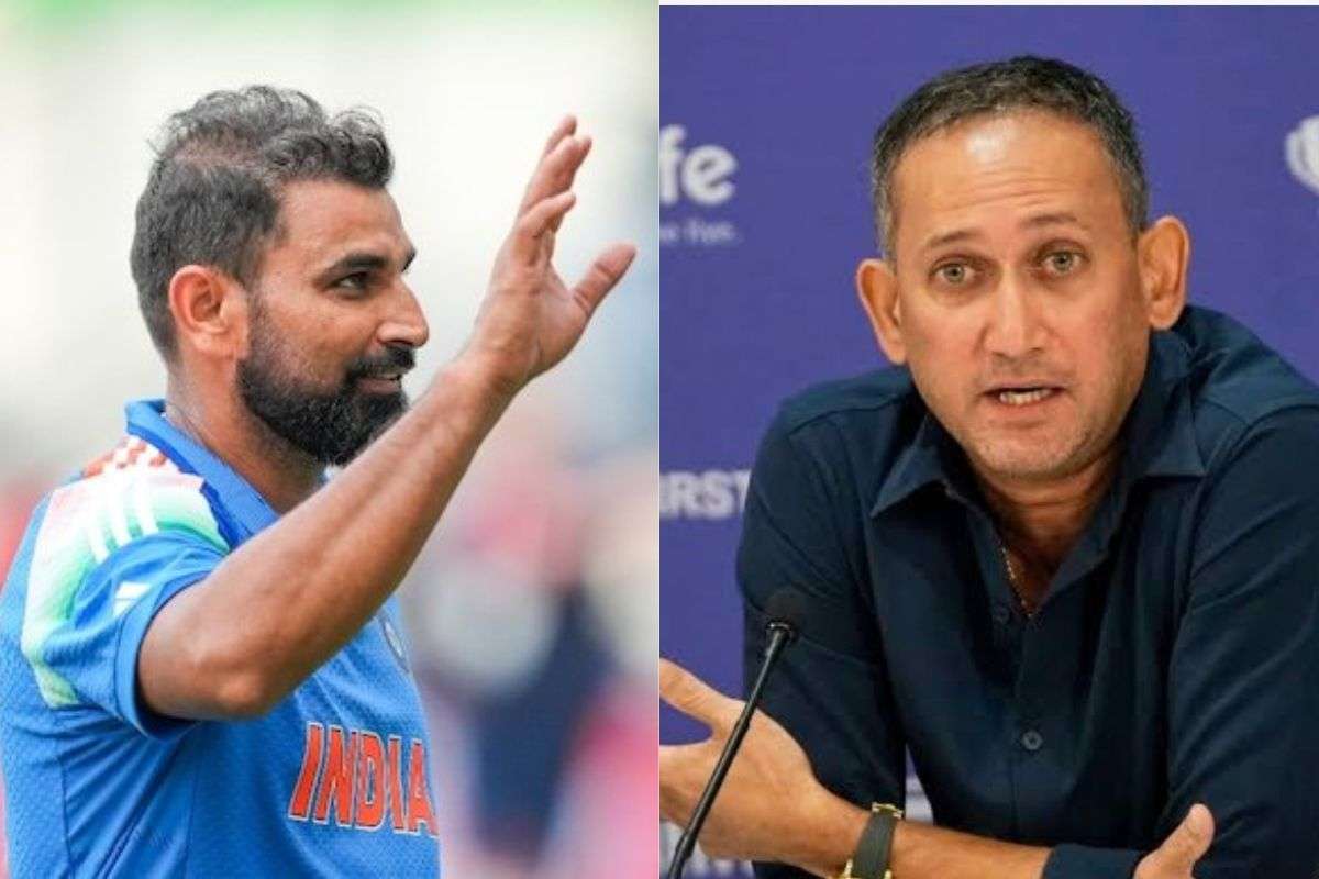 Mohammed Shami and Ajit Agarkar