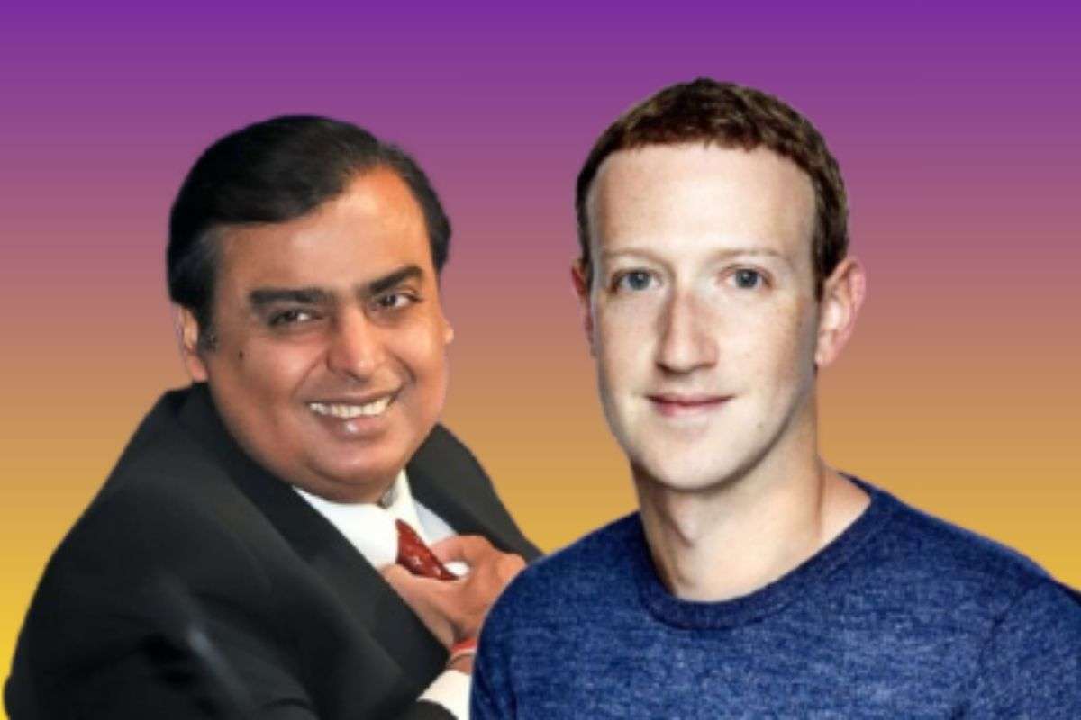 Mukesh Ambani Mark Zuckerberg