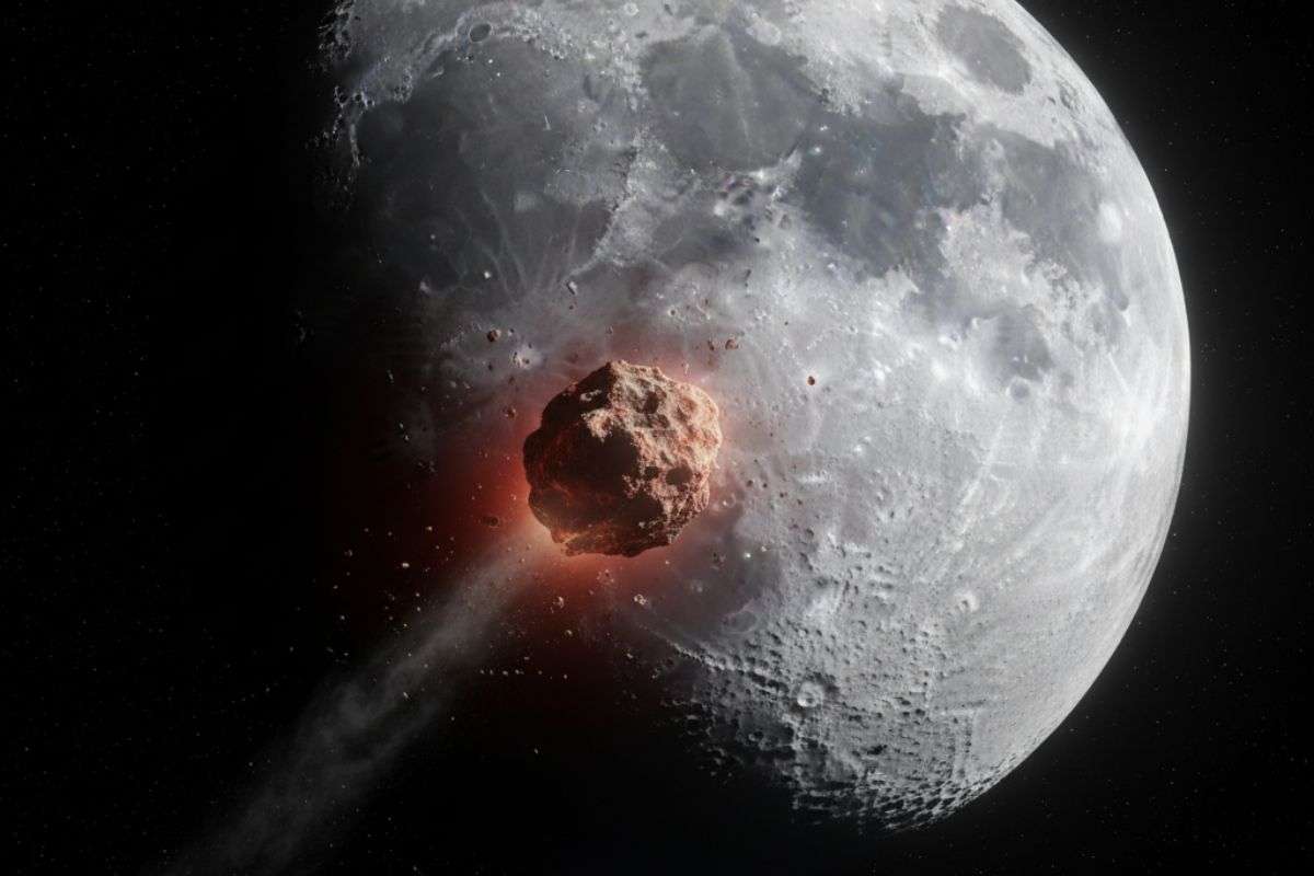 NASA Asteroid 2024 YR4 Moon Impact 2032 / Ai Generated Image