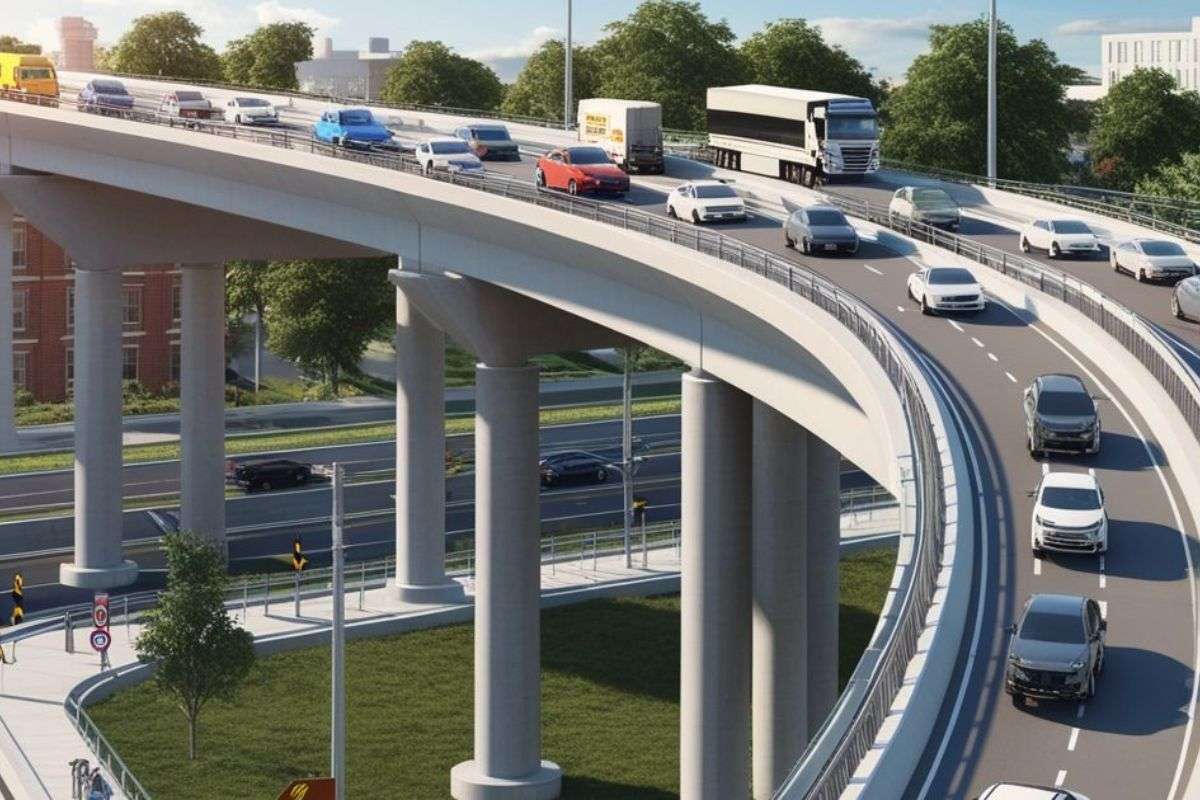 Obstacles in the construction of this flyover in Patna