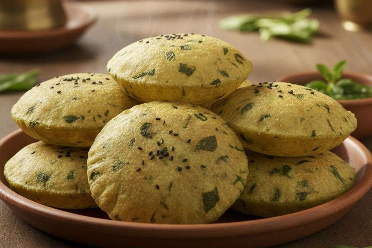 Palak Puri Recipe