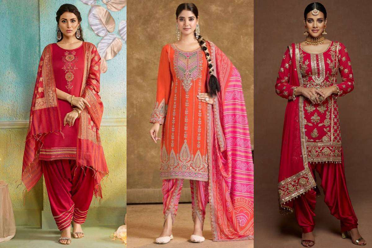 Patiala Suit Design for Karwa Chauth