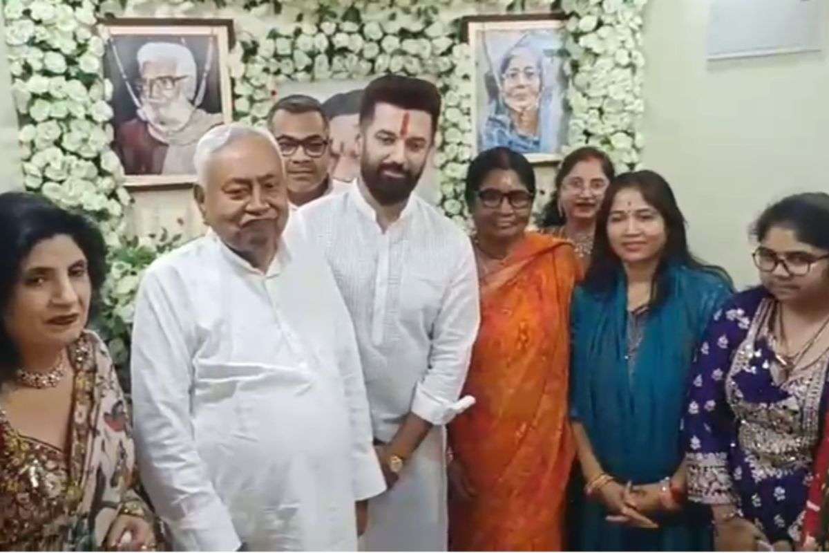 CM Nitish with Chirag