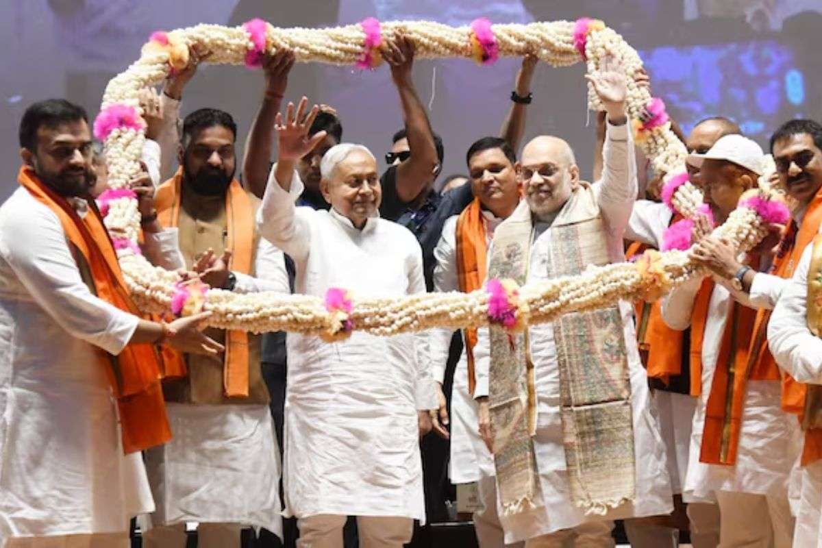 CM Nitish and HM Amit Shah