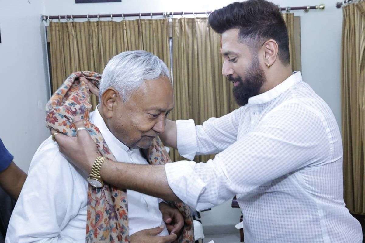 CM Nitish Kumar and Chirag Paswan