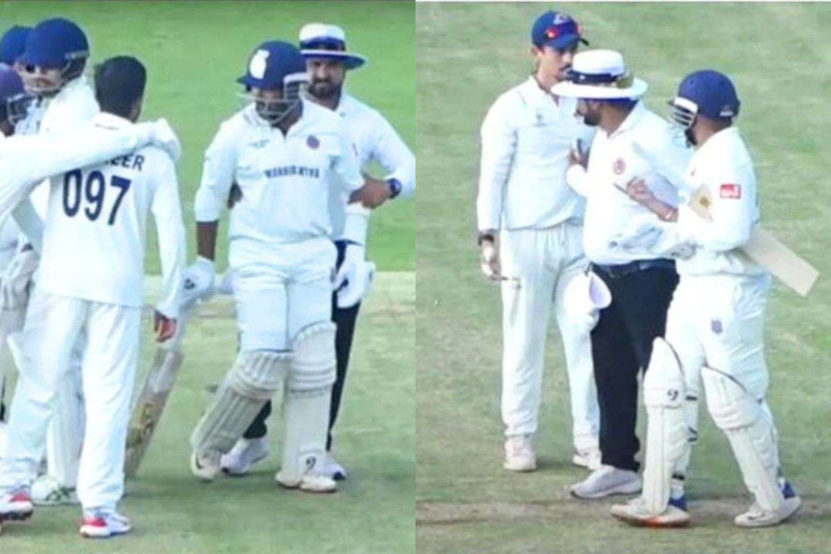 Prithvi Shaw and Musheer Khan Fight During Practice Match