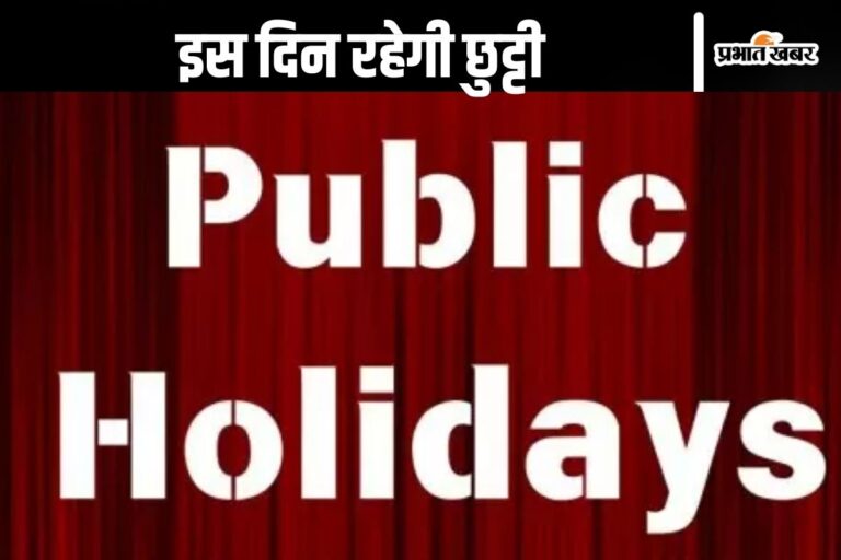 Public Holiday : 1 नवंबर को रहेगी सरकारी छुट्टी, स्कूल–ऑफिस सब बंद, जानें वजह