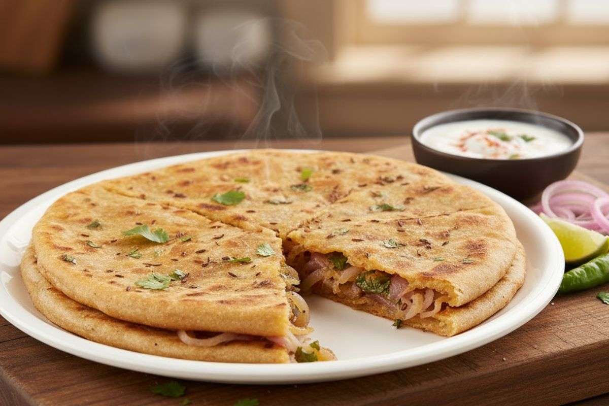 Pyaz Ka Paratha Recipe