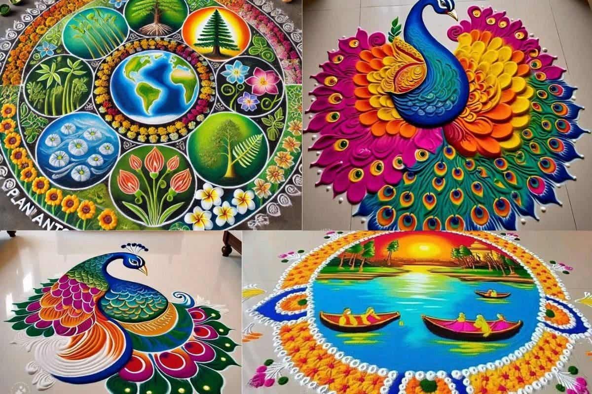 Rangoli Design For School Competition (1)
