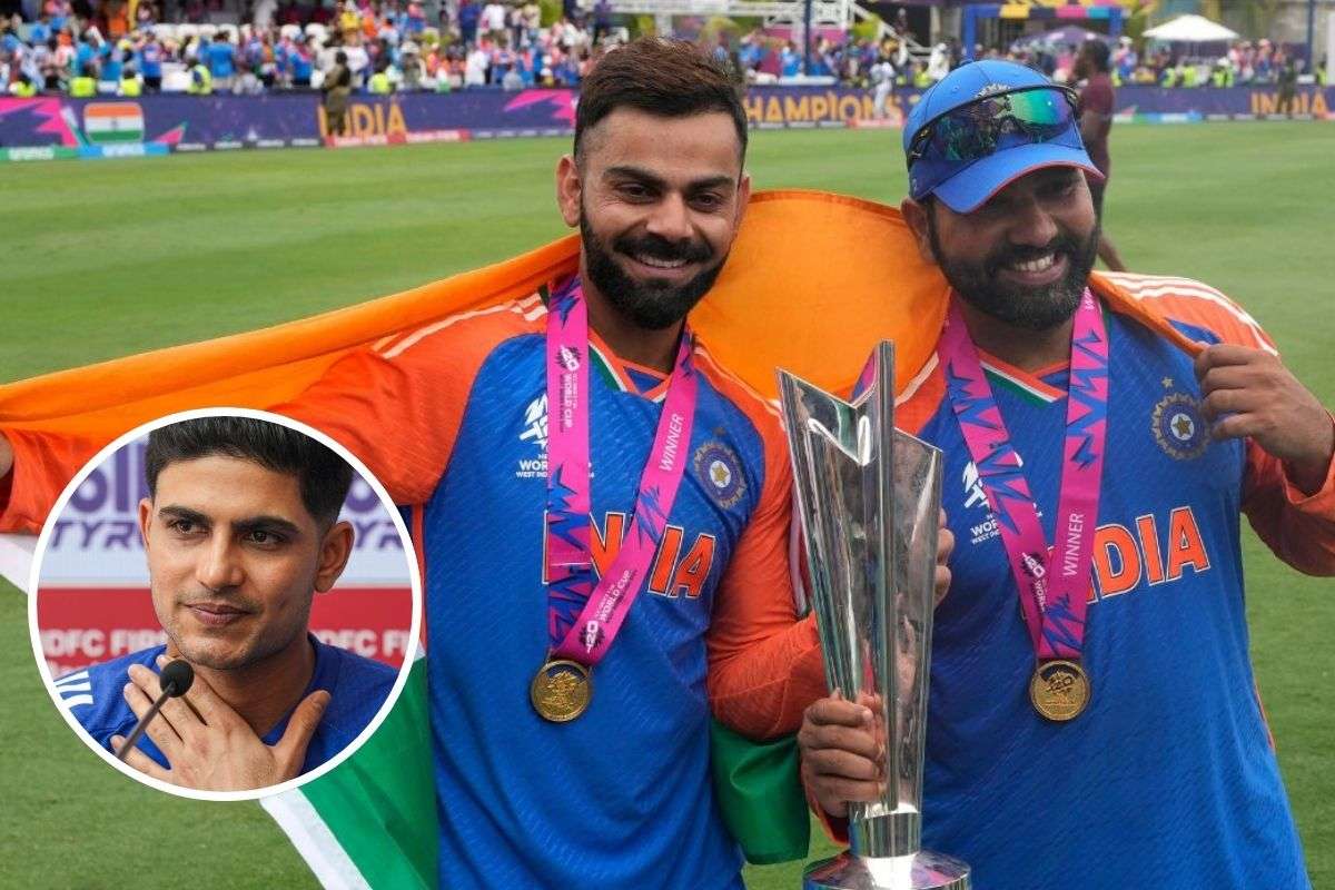 Rohit Sharma Virat Kohli and Shubman Gill