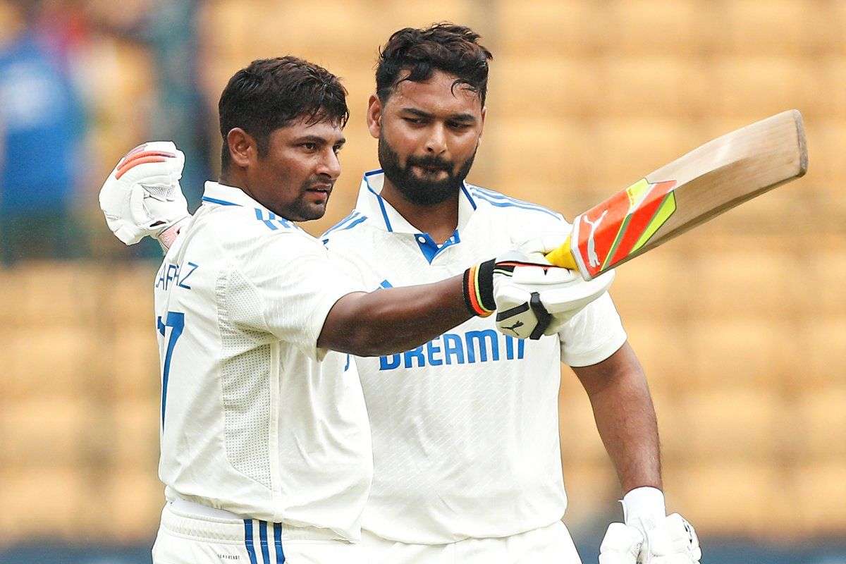 Sarfaraz Khan and Rishabh Pant