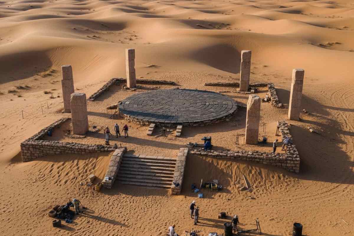 Saudi Arabia Discovered 12000 Year Old Rock Art In Al Nafud Desert/ Ai Generated Image