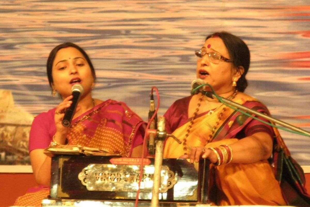 Sharda Sinha with Daughter Vandana