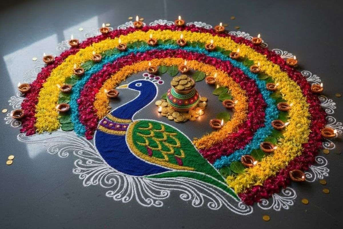 Shubh Dhanteras Rangoli Design