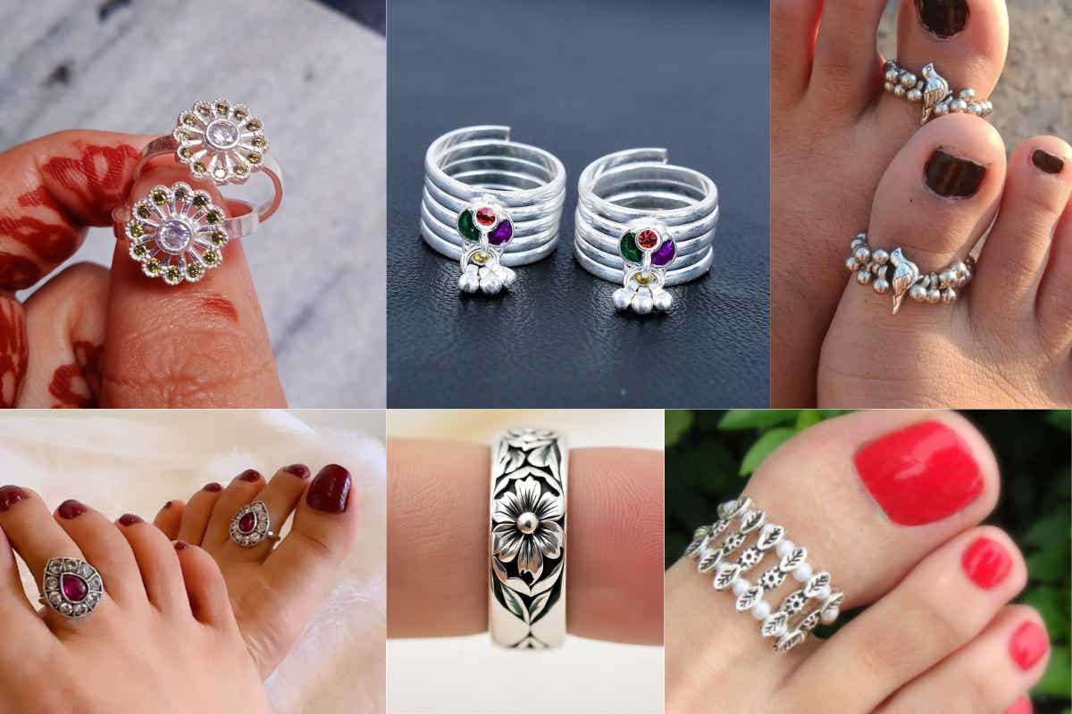 Silver Bichiya Design For Dhanteras