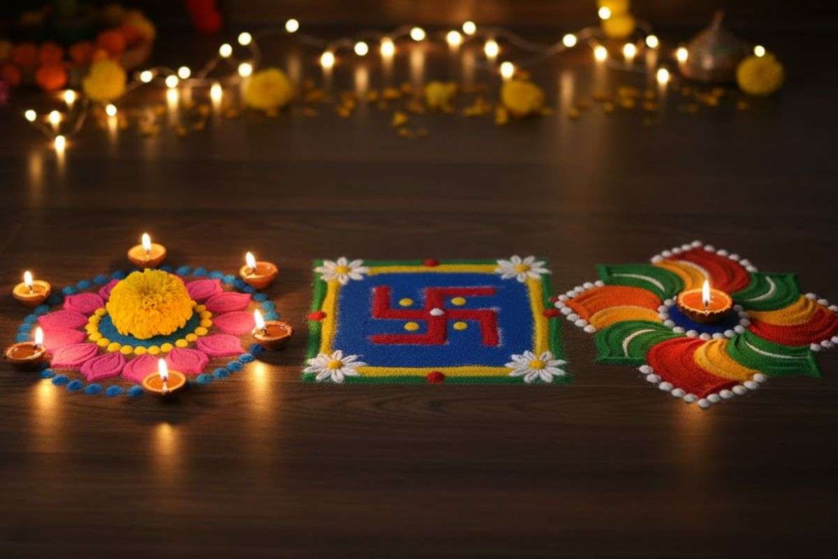 Simple Rangoli Design for Beginners