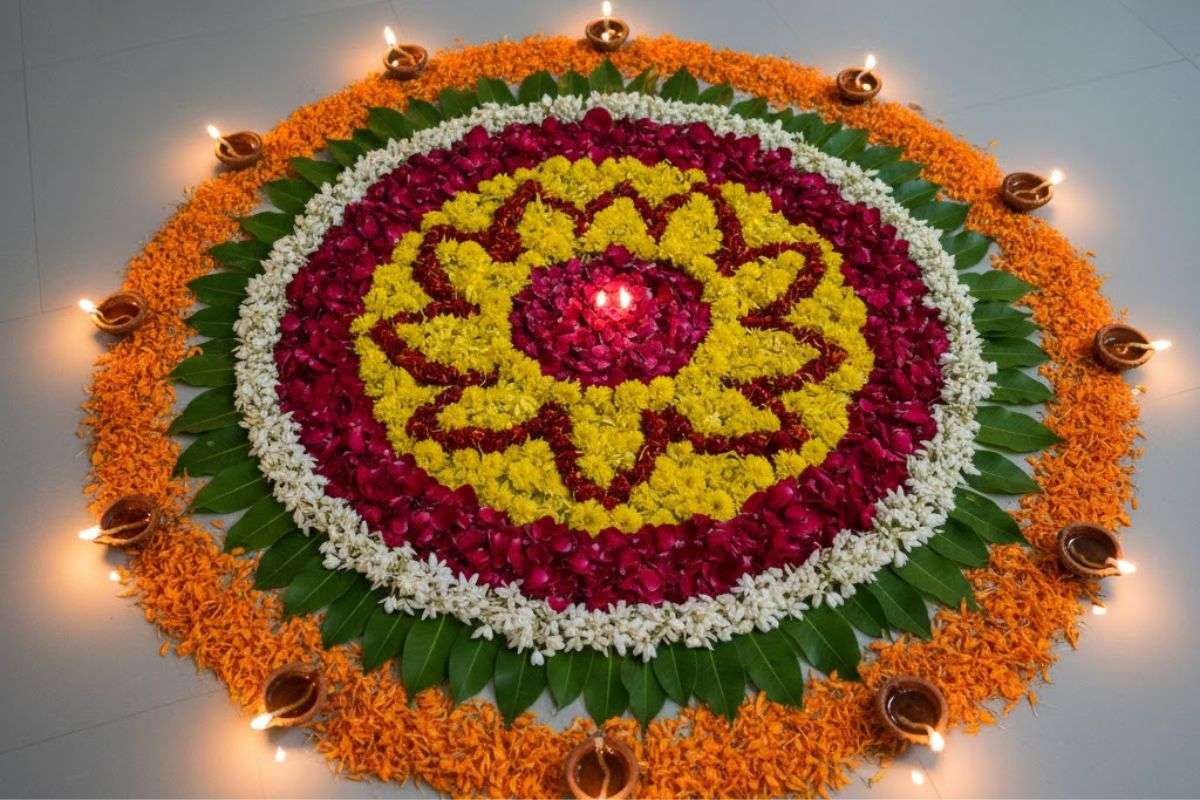 Govardhan Puja Rangoli Design: इस गोवर्धन पूजा ट्राई करें Ai से बने यूनिक रंगोली डिजाइन्स, डेकोरेशन में लग जाएंगे चार चांद 12 Simple Rangoli