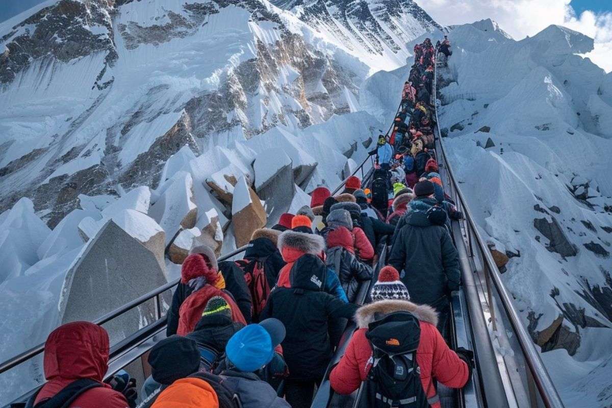 Snowstorms Hit Mount Everest Nepal