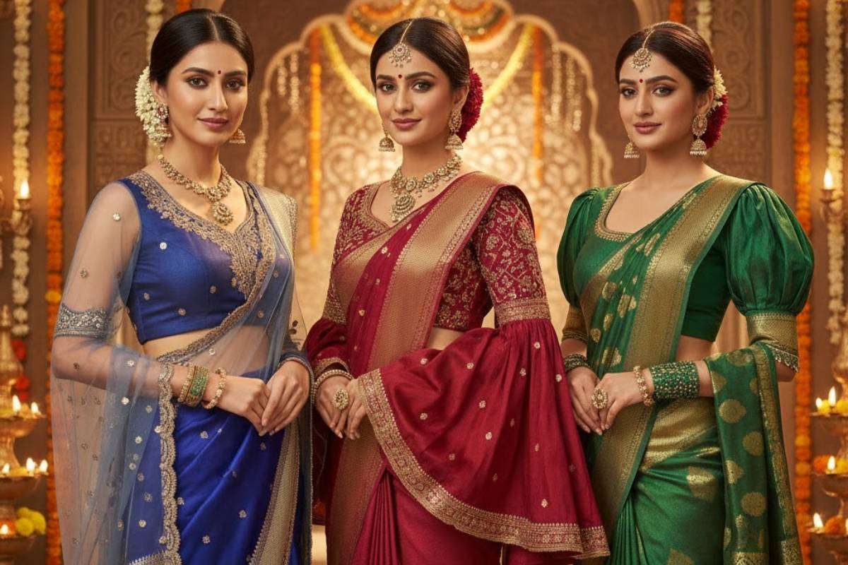 Best sleeve blouse designs for Indian sarees